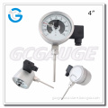High quality 4inch 100mm stainless steel gas actuated thermometer